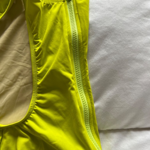 Classic J Crew One Piece Lime Green Swimsuit (with a twist) - Picture 5 of 5